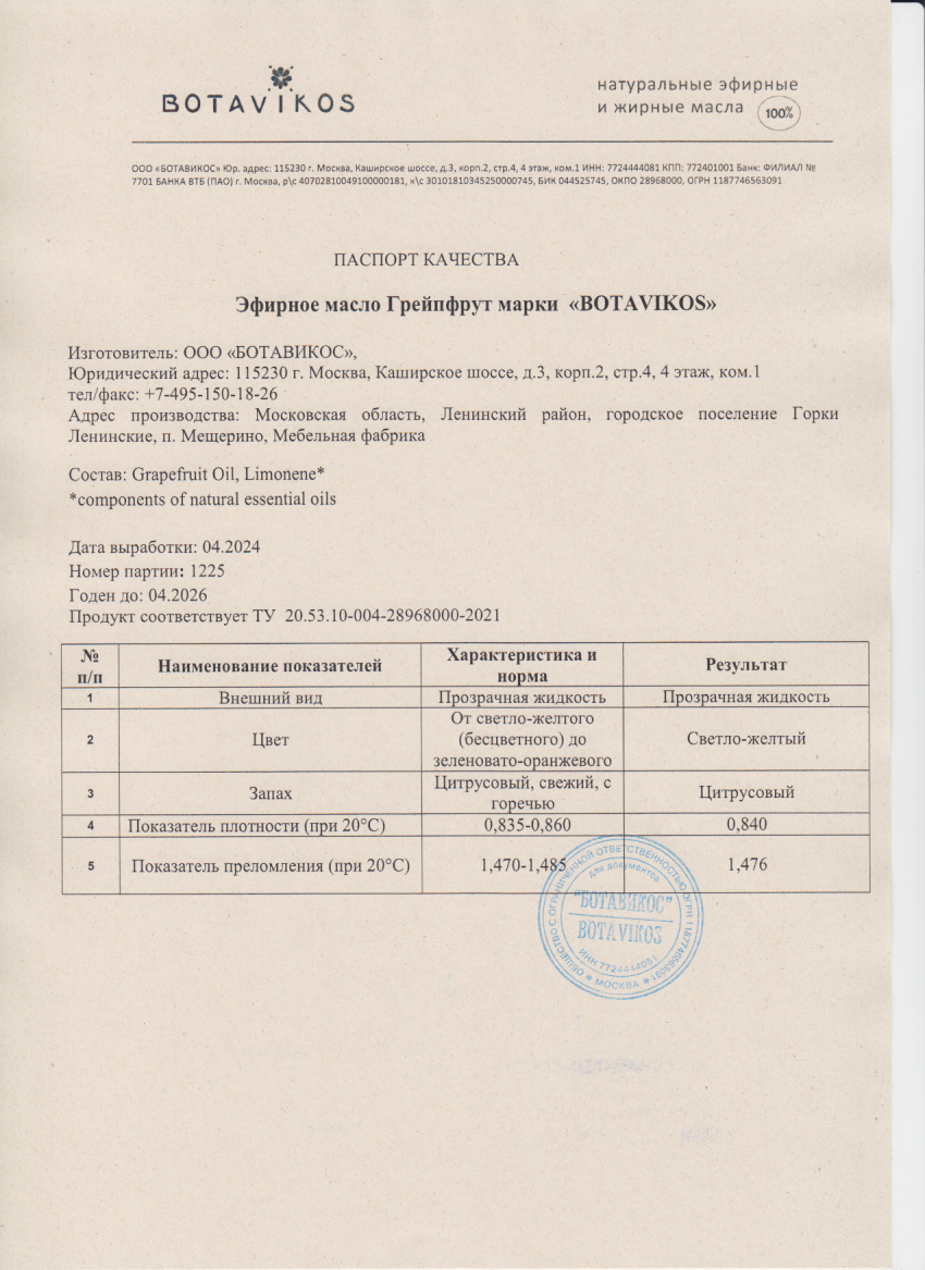 Паспорт №042024
